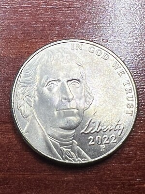 2022P JEFFERSON NICKEL ERROR CUTS ON FULL STEPS MS CONDITION | eBay
