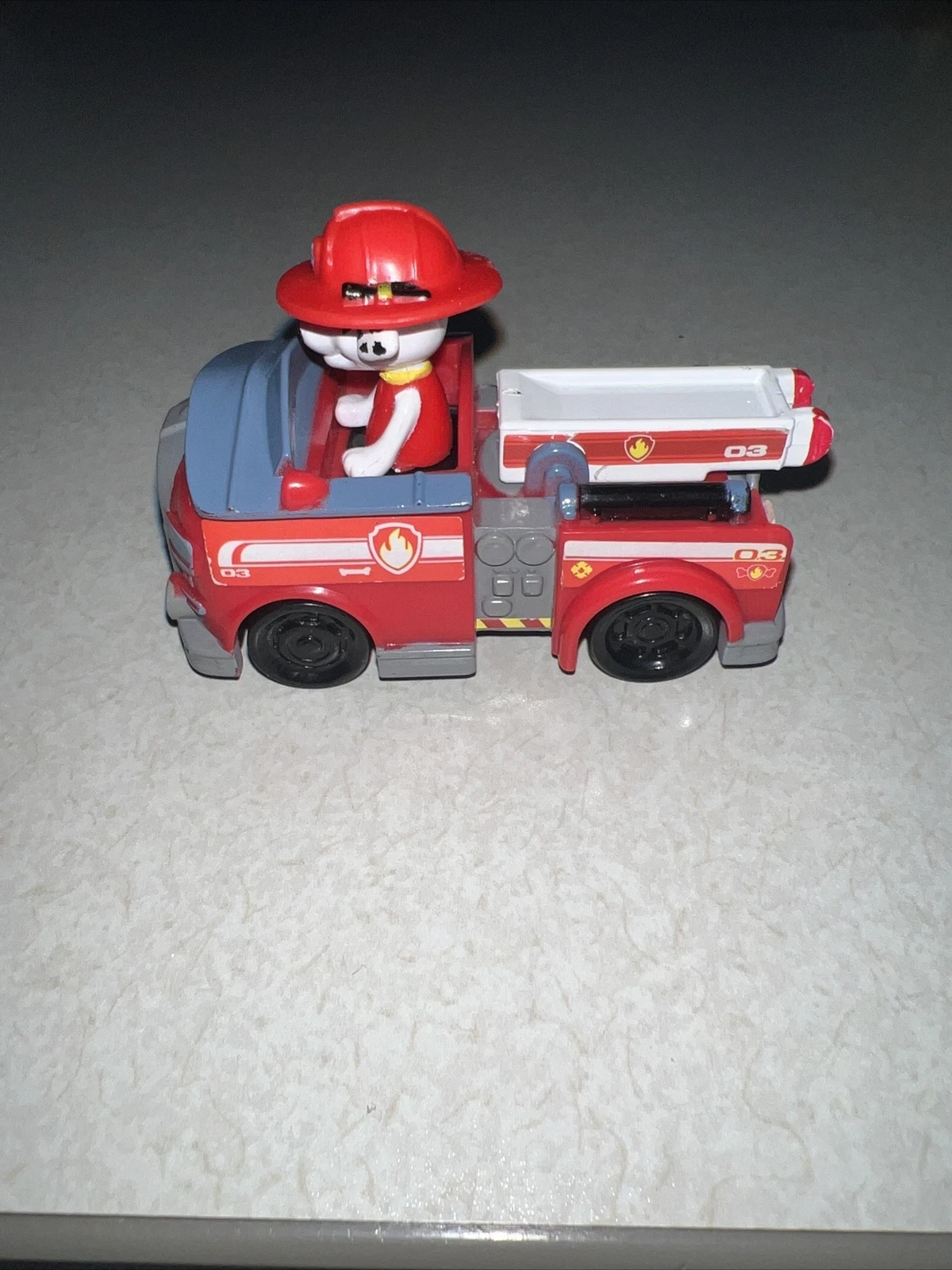 spin-master caminhão de bombeiros marshall brinquedo rescue racers carro de plástico 