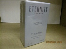 ETERNITY FOR MEN AQUA by CALVIN KLEIN 1.0 FL oz / 30 ML EDT Spray In Sealed Box