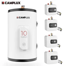 CAMPLUX Tank Electric Hot Water Heater 120V On-Demand Water Solution for Shower