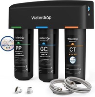 Waterdrop TSA Under Sink Water Filter System, 3-Stage Water Filtration System