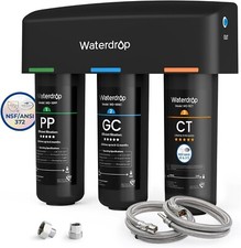 Waterdrop TSA Under Sink Water Filter System, 3-Stage Water Filtration System