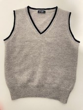 Il Gufo V-neck Knitted %100 Virgin Wool Boy Vest 3 Y
