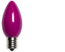 25 C9 Purple Opaque/Solid Color Bulbs Indoor/Outdoor Christmas Bulbs