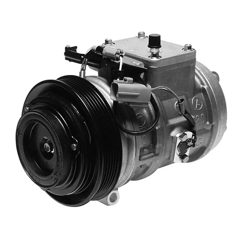 DENSO 471-1150 Compressor w/ Clutch For 92-93 Lexus SC400 - Image 2 of 3