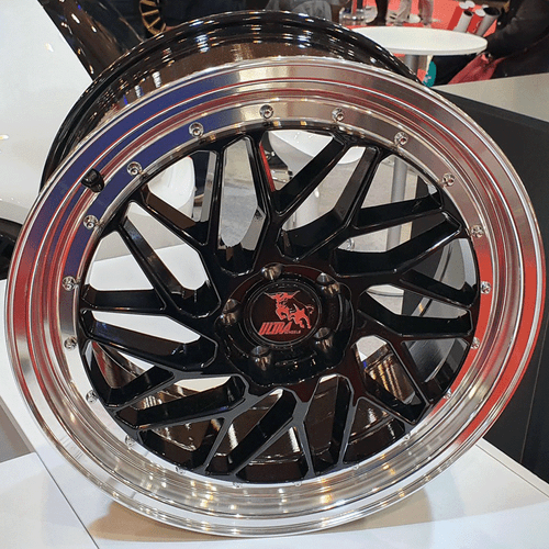 19 Zoll UX14 Stufentiefbett Alufelgen 8,5x19 5x108 ET40 schwarz für Opel - Bild 4 von 8