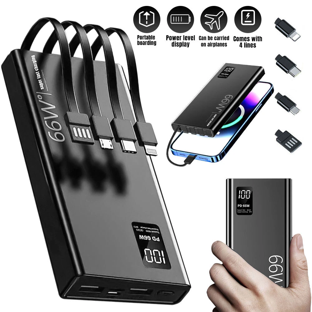 70,000mAh 120W Fast Charging Power Bank for Phones
