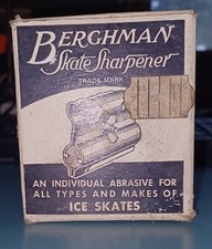 Vintage Berghman Skate Sharpener with Intact Original Box