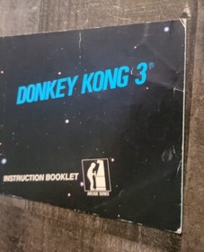Donkey Kong 3 Nintendo NES Manual Only