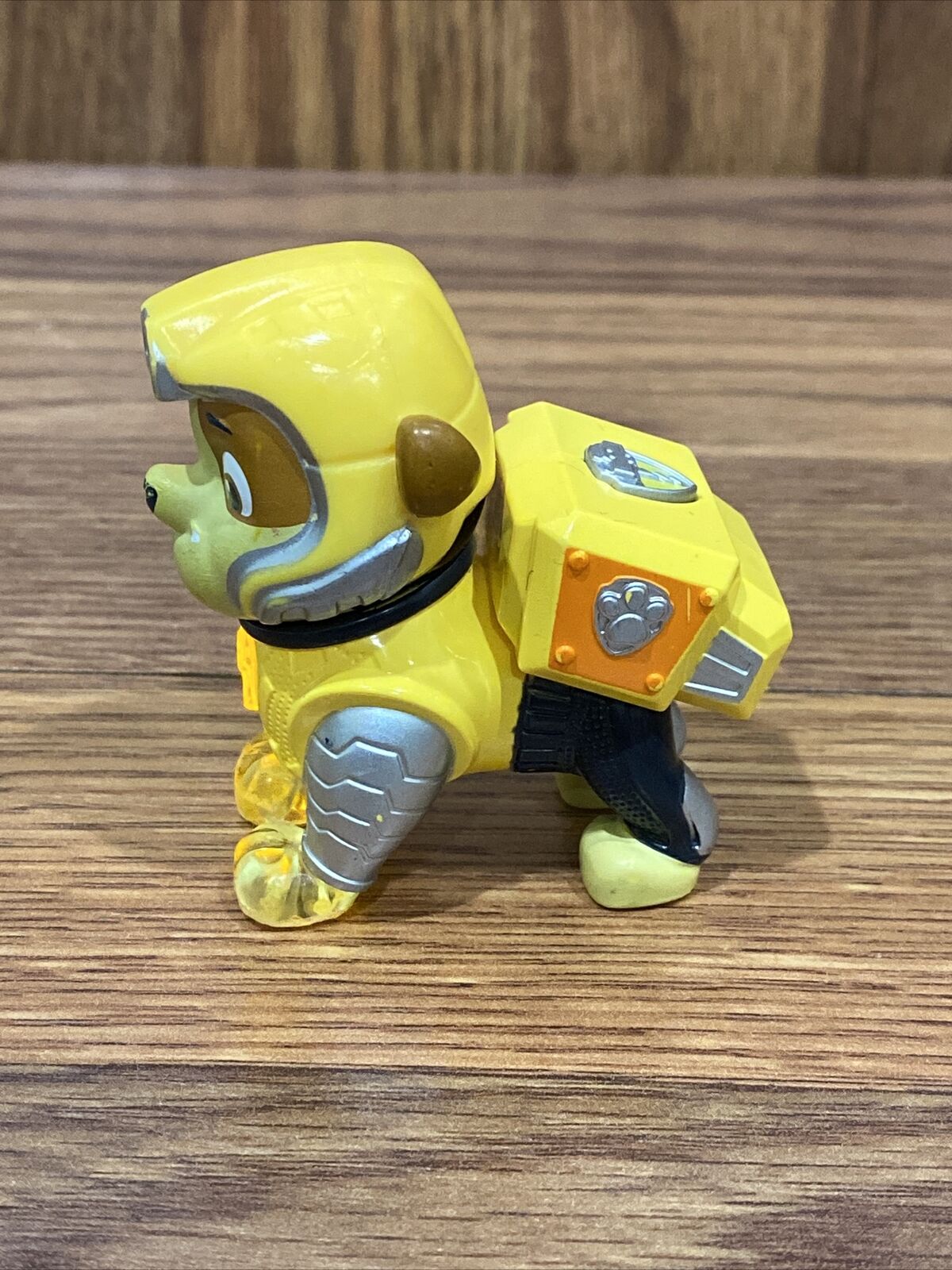 Paw Patrol Mighty Pups Zuma Figure Loose Badge Missing