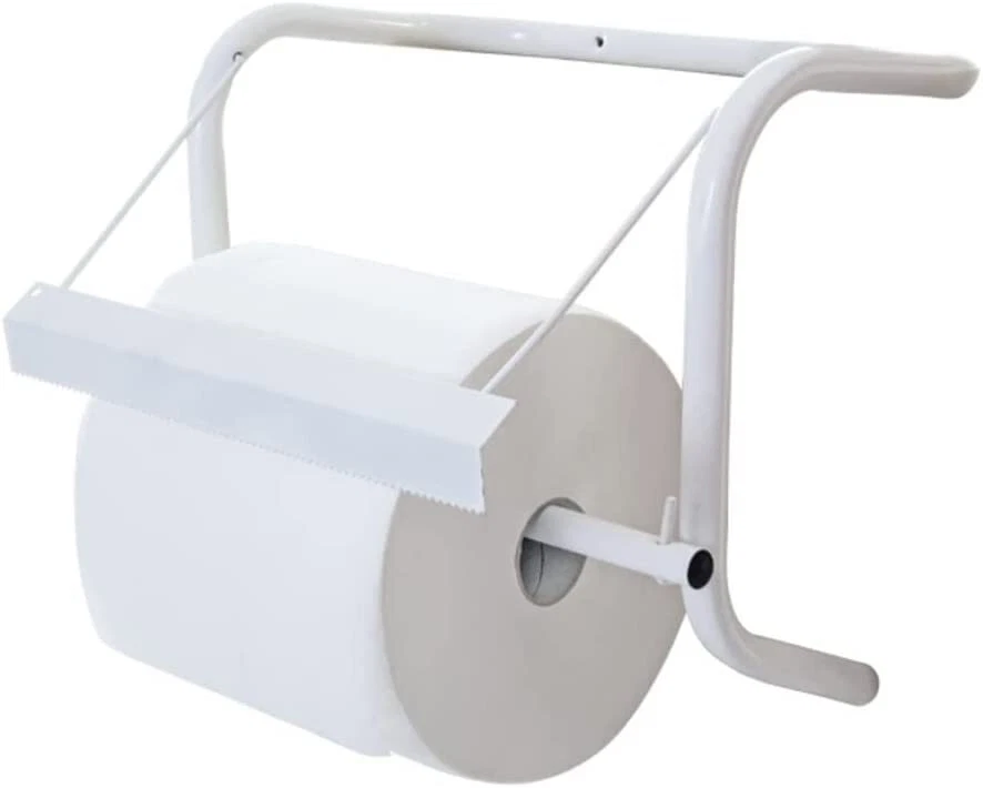 Verdelook Portarotolo A Parete Industriale Bianco 39x42 Cm industriale casa muro - Immagine 2 di 4