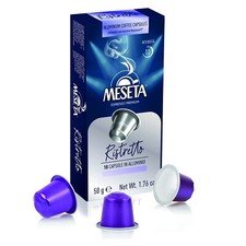 Meseta Ristretto 100 Nespresso Compatible Aluminium Coffee Capsule Pack