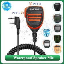 For Baofeng Walkie Talkie Speaker Microphone PTT Mic for UV-5R UV-16 2-Way Radio
