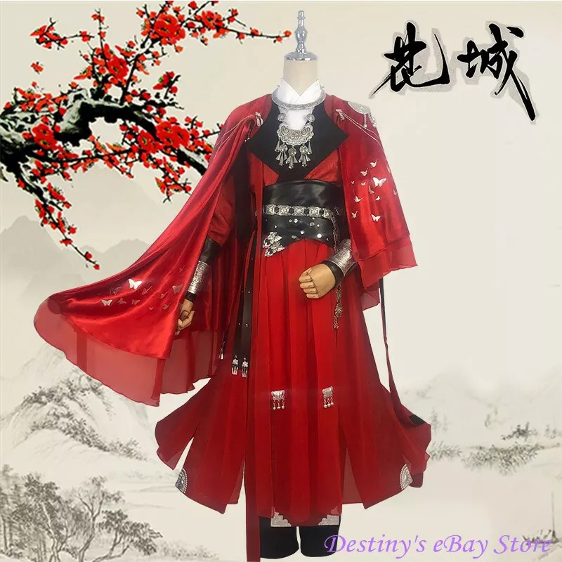 Tian Guan Ci Fu Heaven Official's Blessing Anime Hua Cheng Black Cosplay Wig