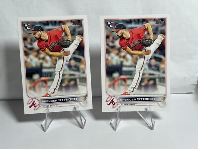(2) 2022 Topps  SPENCER STRIDER  RC  #509  Braves