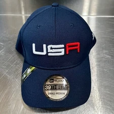 Team USA Ryder Cup 2020 New Era Golf 39THIRTY Flex Fitted Cap Dad Hat S / M