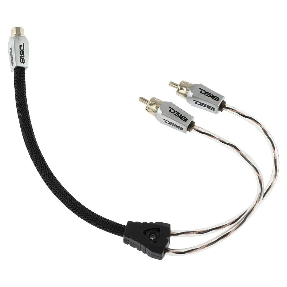 DS18 HQRCA1F2MKIT RCA Y Adapter