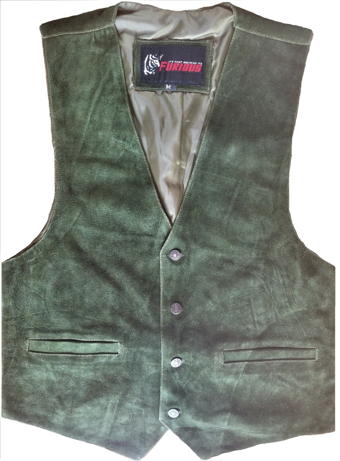 Motorcycle Suede Vest Dress Waistcoat Biker Rider Motorbike Fashion Bike Vest