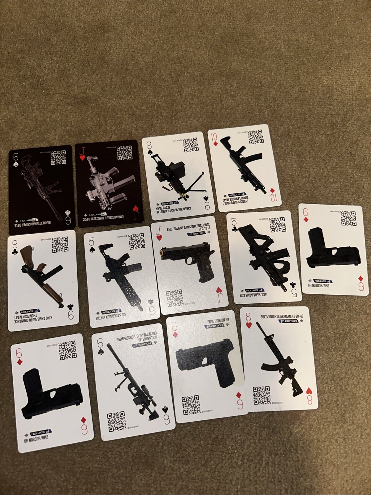 Cards Evike Weapons Cache Playing Cards / Airsoft / | eBay