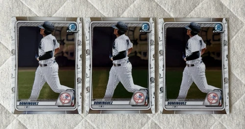 2020 Bowman Draft - Chrome Image Variation Jasson Dominguez #BD-151 Running (RC)