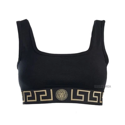 Versace Greca Sleeveless Crop Top 137960622 [P] - Photo 1/4
