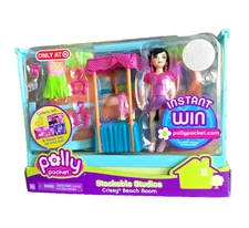 Polly Pocket 2007 Chrissy’s Beach room stackable Studios new inbox Target exclus