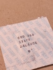 NOS Elgin 8/0 Grade 680 21j Lord Elgin Balance Staff Parts Spares Repairs