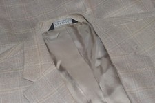 Nwot Jos. A Bank Windowpane Silk Wool Blazer Men Jacket Sport Coat Size 46-L