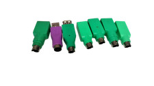 7x PS/2 Port to USB Mouse 6 Keyboard 1 Adapters