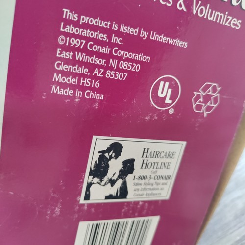 Conair Wavemaker HS16X Hair Curlers 20 Hot Rollers W Clips New 1997 Vintage - Picture 7 of 7