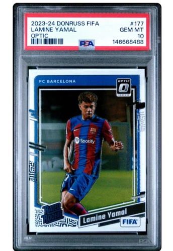 *2023-24 Panini Donruss Optic FIFA Lamine Yamal #177 RC Rated Rookie PSA 10 *QTY