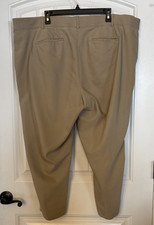 Lane Bryant Pants Womens Sz 24 High Rise Capri Beige Straight