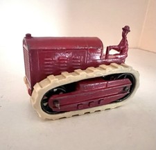 TOOTSIETOY 1930s BULLDOZER -HARD-TO-FIND ORIGINAL ITEM - VG MUST SEE TRACTOR