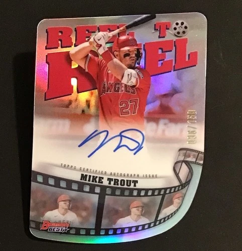 2023 Bowman Mike Trout Auto RTR Hard Signed 36/150 NM 🔥🔥Beautiful Card