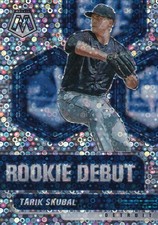 Tarik Skubal 2021 Panini Mosaic Rookie Debut Donut Circles Quick Pitch Prizm RC