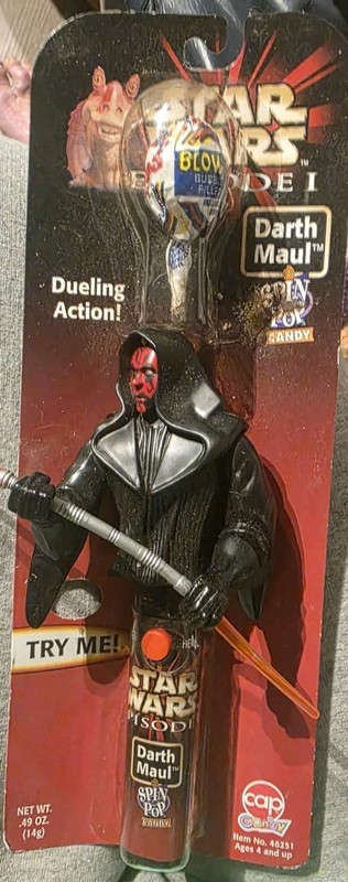 DarthMaul Spin Pop Candy