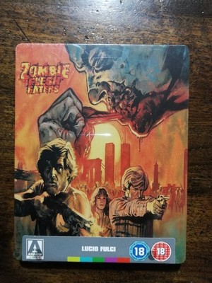 Arrow Video Lucio Fulci Zombie Flesh-Eaters Zombies 2 Blu-ray Steelbook Limited Ed