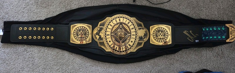 WWE Gunther Autographed  Intercontinental Title Belt Fanatics Authentic