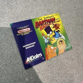 The Simpsons: Bartman Meets Radioactive Man For Nintendo Nes (Pal) Complete