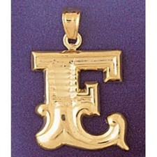 Initial E Charm Pendant 14k Gold 3 Grams 