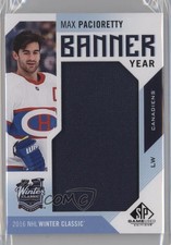 2016-17 SP Game Used Banner Year Winter Classic 2016 Max Pacioretty #BWC-MP 2u3