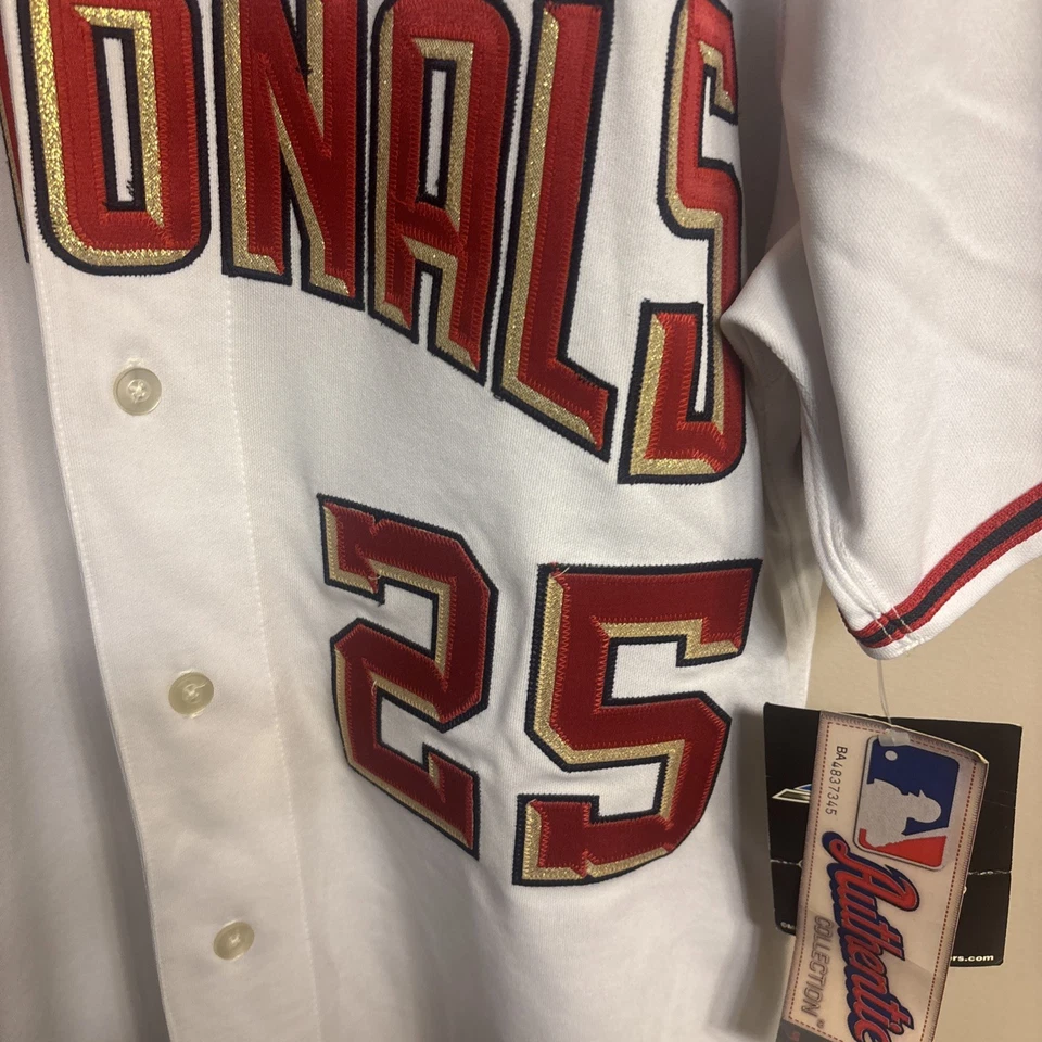 Nueva camiseta majestuosa auténtica de los Austin Kearns de Washington Nationals talla 44 automática Foto 2 de 4