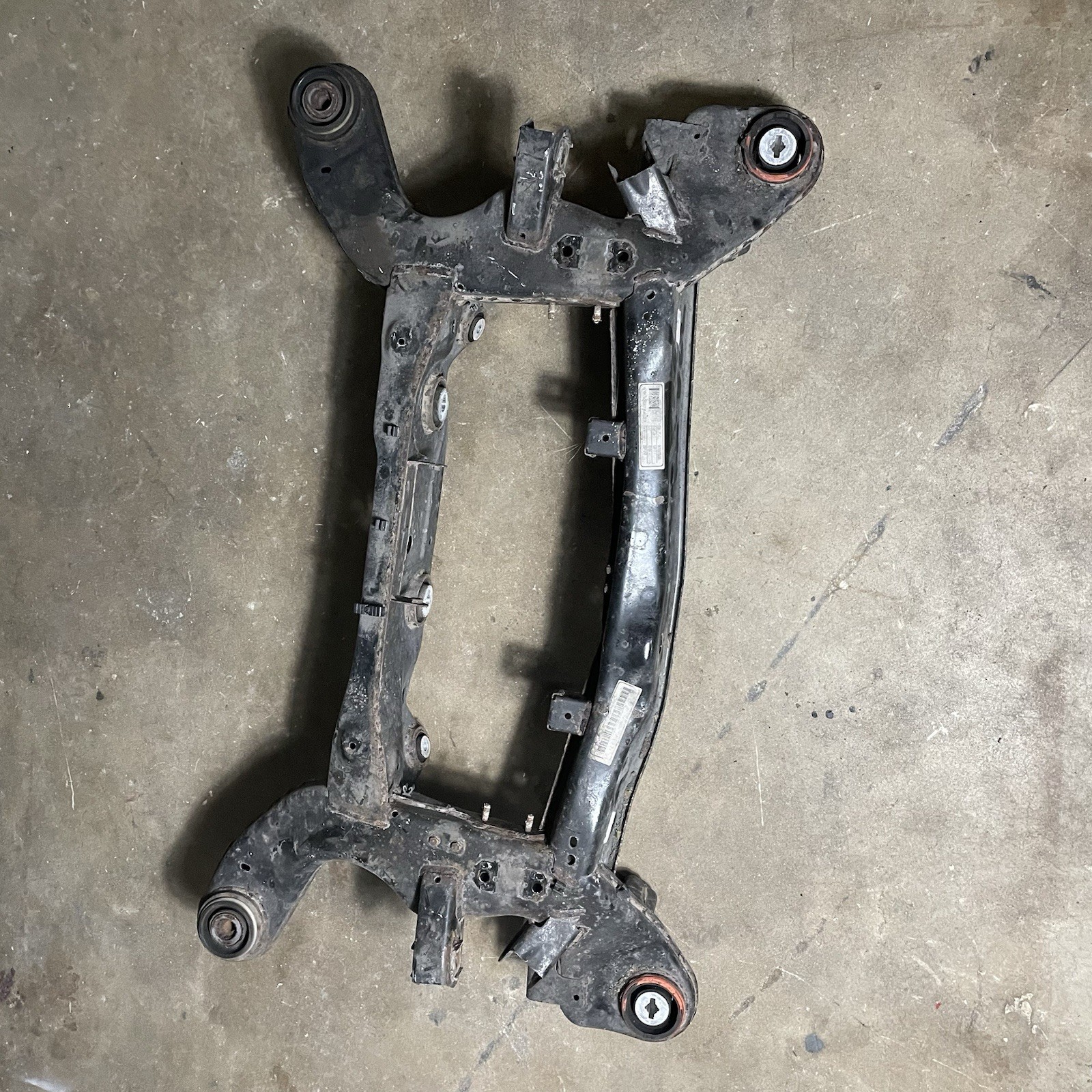 2017-2024 MASERATI GHIBLI AWD REAR SUBFRAME UNDERCARRIAGE CROSSMEMBER CRADLE OEM