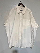 Vintage Armando Men  s White Dress Shirt Size 34/35 BIG Long Sleeve