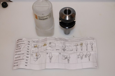 #ad Sandvik 392.45CG 40 25 064 Cat 40 Hydro Grip holds a 25mm shank tool $135.00