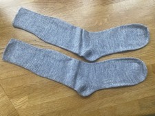 British Army WW2 Style grey woollen socks.Size 11. NOS post war made.Perfect.