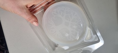 Silikonform Neu Ungenutzt Rund BAUM DES LEBENS RESIN DiY Harz Silikonform