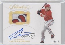 2019 Panini Flawless Patch Auto Gold 3/10 Carter Kieboom #PA-CK Patch Auto v9t