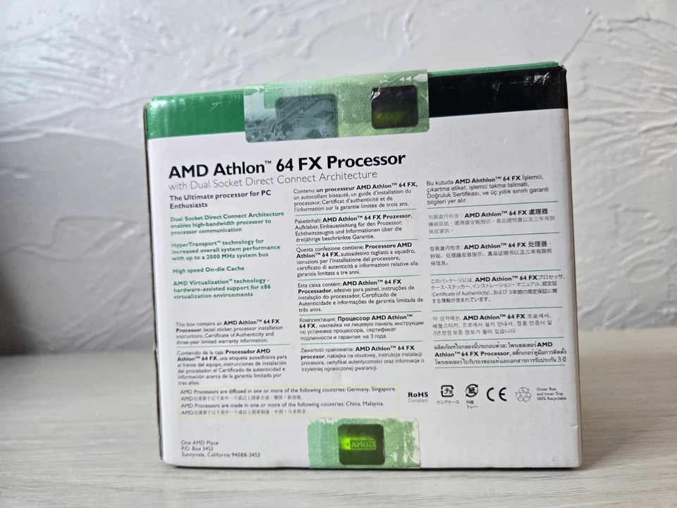 Sealed AMD 64fx-70 Quad 64 Fx CPU Processor See Photos And Description - Image 3 of 4