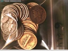 "DIME BAG"... 25 "MERCURY" DIMES SELLING FOR BULLION VALUE.